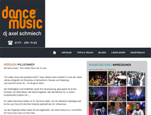 Tablet Screenshot of dance-musik.de